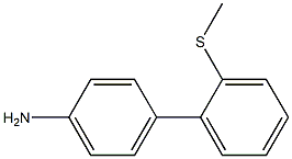 4-[2-(Methylsulfanyl)phenyl]aniline Struktur