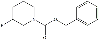 benzyl 3-fluoropiperidine-1-carboxylate Struktur