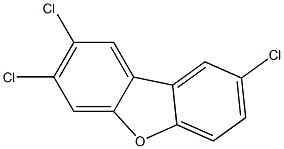 2,3,8-Trichlorodibenzofuran 50 μg/mL in Toluene Struktur