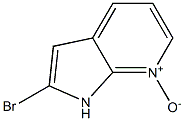 2-broMo-1H-pyrrolo[2,3-b]pyridine 7-oxide Struktur