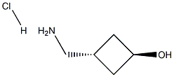 trans-3-(AMinoMethyl)cyclobutanol hydrochloride Struktur