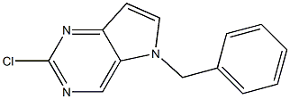 5-Benzyl-2-chloro-5H-pyrrolo[3,2-d]pyriMidine Struktur