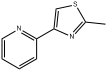 2-Methyl-4-(2-pyridyl)thiazole, 97% Struktur