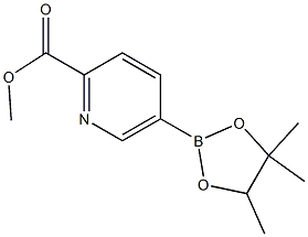 5-(4,4,5-TriMethyl-[1,3,2]dioxaborolan-2-yl)-pyridine-2-carboxylic acid Methyl ester Struktur