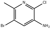 5-broMo-2-chloro-6-Methylpyridin-3-aMine Struktur