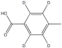 p-Toluic--d4 Acid Struktur