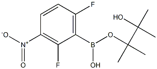 2,6-Difluoro-3-nitrophenylboronic acid pinacol ester Struktur