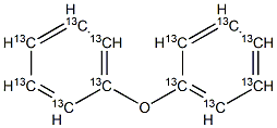 Phenyl ether (13C12) Solution Struktur