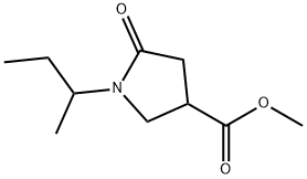 Methyl 1-sec-Butyl-5-oxopyrrolidine-3-carboxylate Struktur