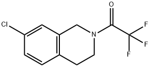 1-(7-chloro-3,4-dihydroisoquinolin-2(1H)-yl)-2,2,2-trifluoroethanone Struktur