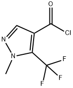 1-Methyl-5-(trifluoroMethyl)-1H-pyrazole-4-carbonyl chloride Struktur