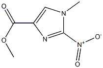 1-Methyl-2-nitro-1H-iMidazole-4-carboxylicacidMethylester Struktur