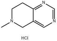 6-Methyl-5,6,7,8-tetrahydropyrido[4,3-d]pyriMidine hydrochloride Struktur