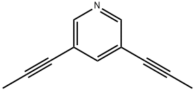 3,5-Di(prop-1-ynyl)pyridine Struktur