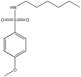 N-n-Hexyl-4-MethoxybenzenesulfonaMide, 97% Struktur