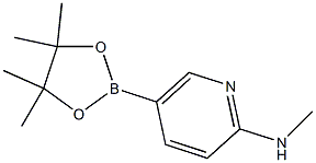 Methyl-[5-(4,4,5,5-tetraMethyl-[1,3,2]dioxaborolan-2-yl)-pyridin-2-yl]-aMine Struktur