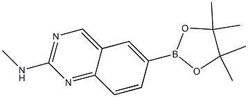 Methyl-[6-(4,4,5,5-tetraMethyl-[1,3,2]dioxaborolan-2-yl)-quinazolin-2-yl]-aMine Struktur