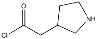 2-(pyrrolidin-3-yl)acetyl chloride Struktur