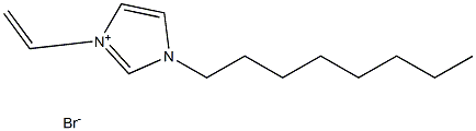 1-octyl-3-vinyliMidazoliuM broMide Struktur