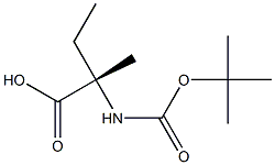 Boc-D-Isovaline Struktur