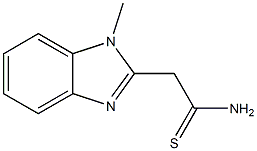 2-(1-methyl-1H-benzo[d]imidazol-2-yl)ethanethioamide Struktur