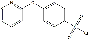 4-(pyridin-2-yloxy)benzene-1-sulfonylchloride Struktur