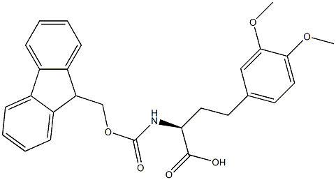 FMoc-L-3,4-diMethoxy-hoMophenylalanine Struktur