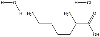 DL-LYSINE:HCL:H2O Struktur