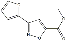 Methyl 3-(furan-2-yl)isoxazole-5-carboxylate Struktur