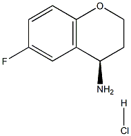 (R)-6-fluoro-3,4-dihydro-2H-chroMen-4-aMine hydrochloride Struktur