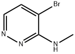 4-broMo-N-Methylpyridazin-3-aMine Struktur