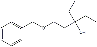 1-(benzyloxy)-3-ethylpentan-3-ol Struktur