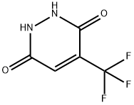 4-(trifluoroMethyl)-1,2-dihydropyridazine-3,6-dione Struktur