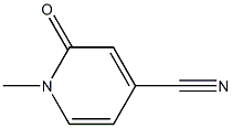 1-Methyl-2-oxo-1,2-dihydro-pyridine-4-carbonitrile Struktur