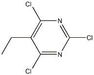 2,4,6-trichloro-5-ethylpyriMidine Struktur