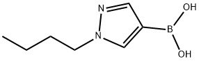 1-Butylpyrazole-4-boronic acid Struktur