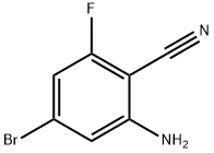 2-aMino-4-broMo-6-fluorobenzonitrile Struktur