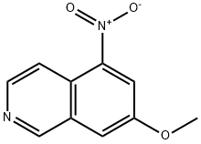 7-Methoxy-5-nitroisoquinoline Struktur