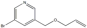 3-(allyloxyMethyl)-5-broMopyridine Struktur