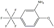 2-Methoxy-5-(pentafluorothio)aniline, 97% Struktur