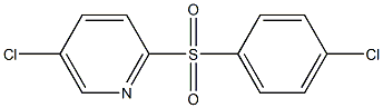 5-氯-2-(4-氯苯磺?；?吡啶, , 結(jié)構(gòu)式