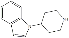 1-(4-piperidinyl)-1H-indole Struktur