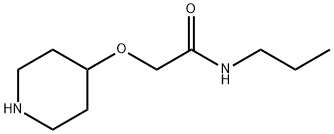 2-(4-PIPERIDINYLOXY)-N-PROPYLACETAMIDE Struktur