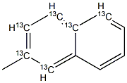 2-Methylnaphthalene  (13C6) Solution Struktur