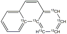 Phenanthrene  (13C6) Solution Struktur