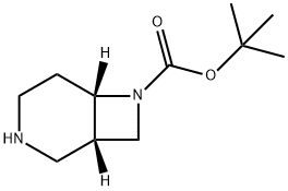 (1S,6S)-7-Boc-3,7-diazabicyclo[4.2.0]octane Struktur