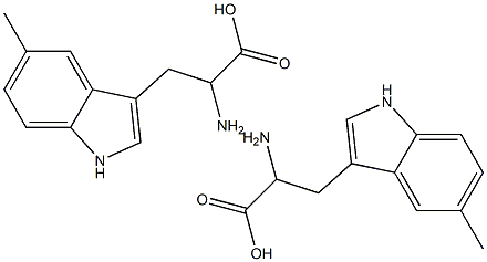 5-Methyl-DL-tryptophan 5-Methyl-DL-tryptophan Struktur