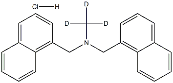 N-Methyl-d3-N-(1-naphthalenylMethyl)-1-naphthaleneMethanaMine Hydrochloride Struktur