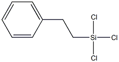 (Phenylethyl)trichlorosilane Struktur