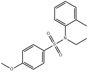 N-Ethyl-4-Methoxy-N-(2-Methylphenyl)benzenesulfonaMide, 97% Struktur